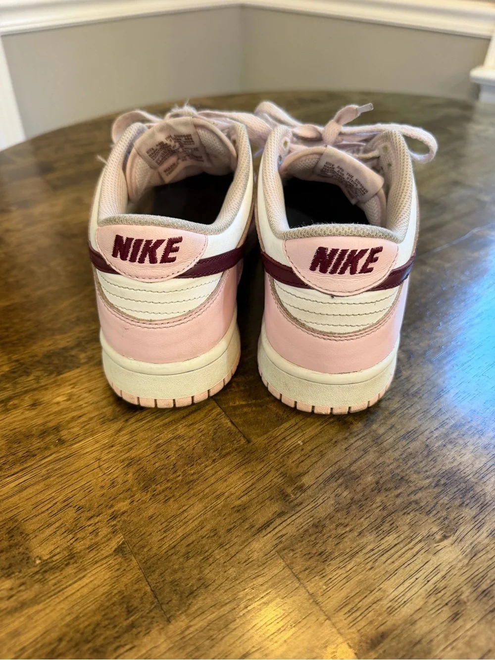Nike Dunk Low GS Pink Foam Dark Beetroot CW1590-601 Size 6.5Y Women’s